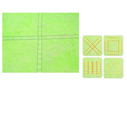 Kruis loopladder: Combinatie van 4 ladders