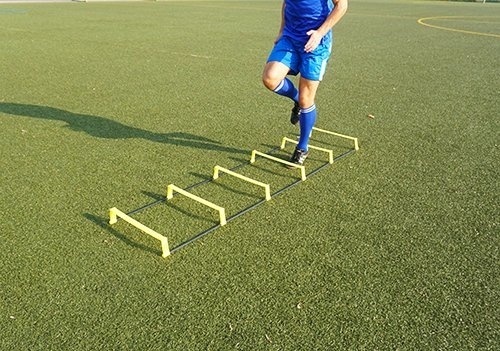 Loopladder met opstaande sporten