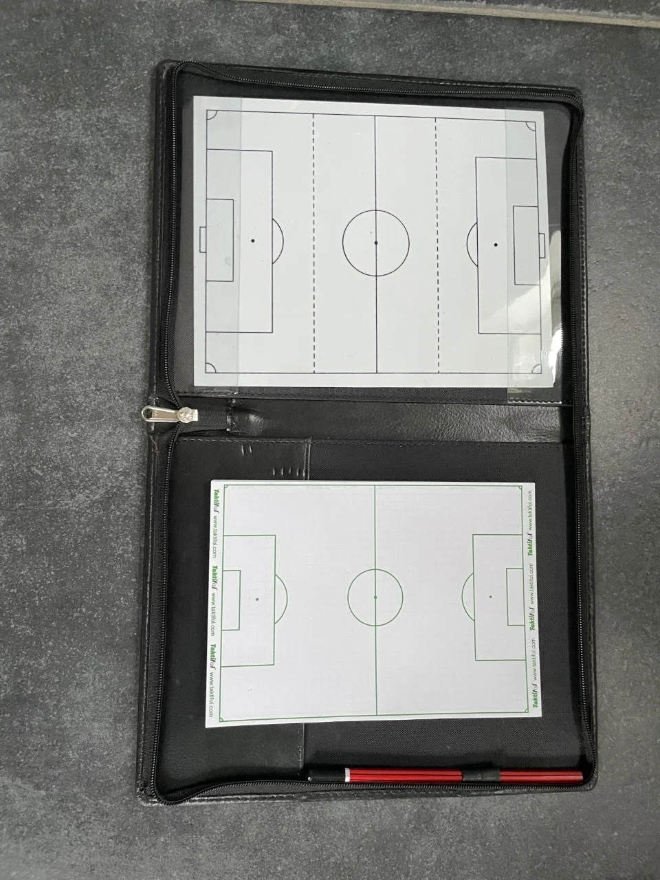Carte routière compacte avec fermeture éclair et champ magnétique effaçable