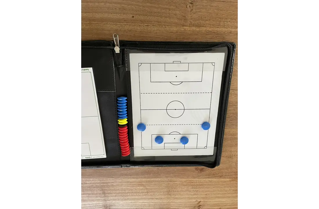 Coachmap compact met rits en magnetisch afwisbaar veld
