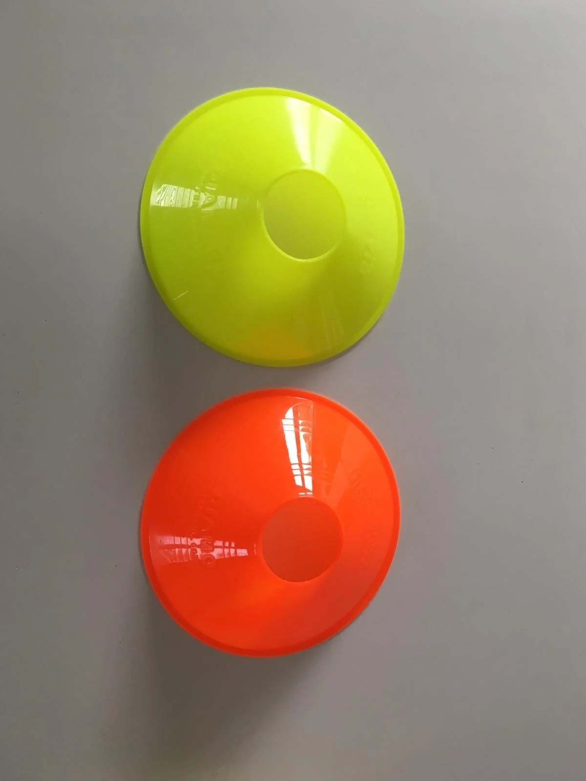 Markeerhoedjes Fluo Geel en Oranje