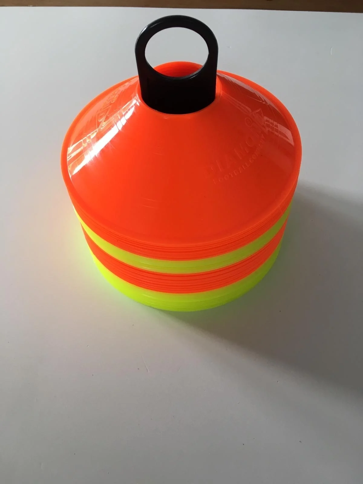 Markeerhoedjes Fluo Geel en Oranje
