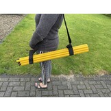 Draaggordel voor sla om stokken