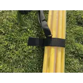 Draaggordel voor sla om stokken