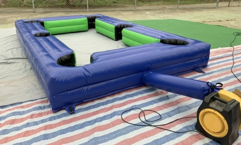 Terrain de snooker de football gonflable 5 mx 3 m