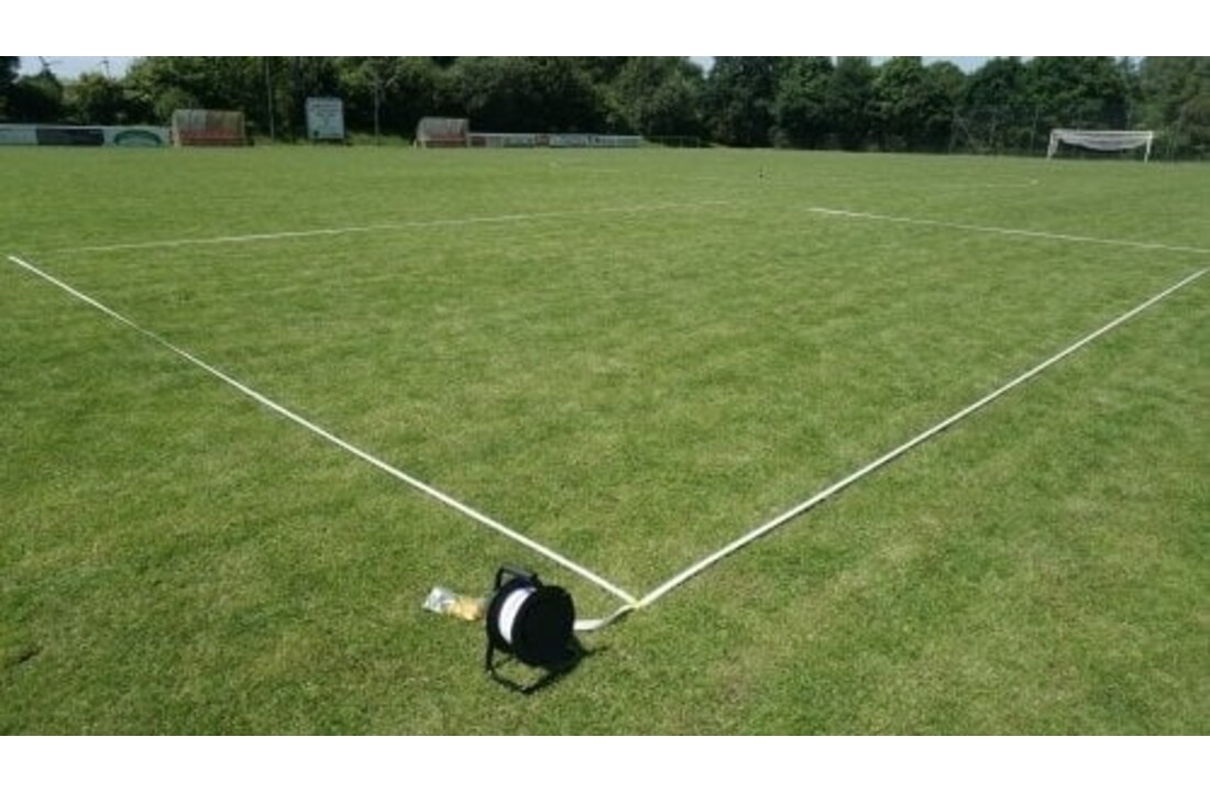 Flexibele Speelveldmarkering op haspel 100 meter Copy