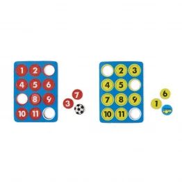 Magneetset 3cm:  2x 11 stuks genummerd