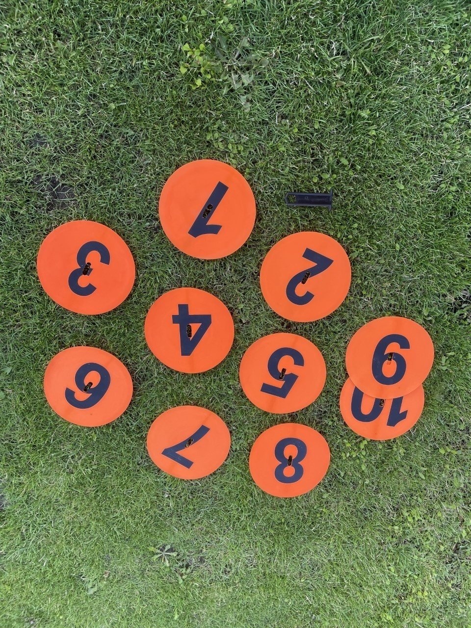 Marquer les points avec le numéro 1-10