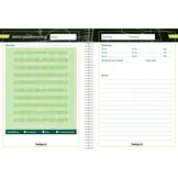 Notitieset Voetbal 5 delig: Wedstrijdboek, Trainingsboek en 3 blokken