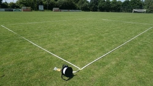 Flexibele Speelveldmarkering  op haspel 75 meter