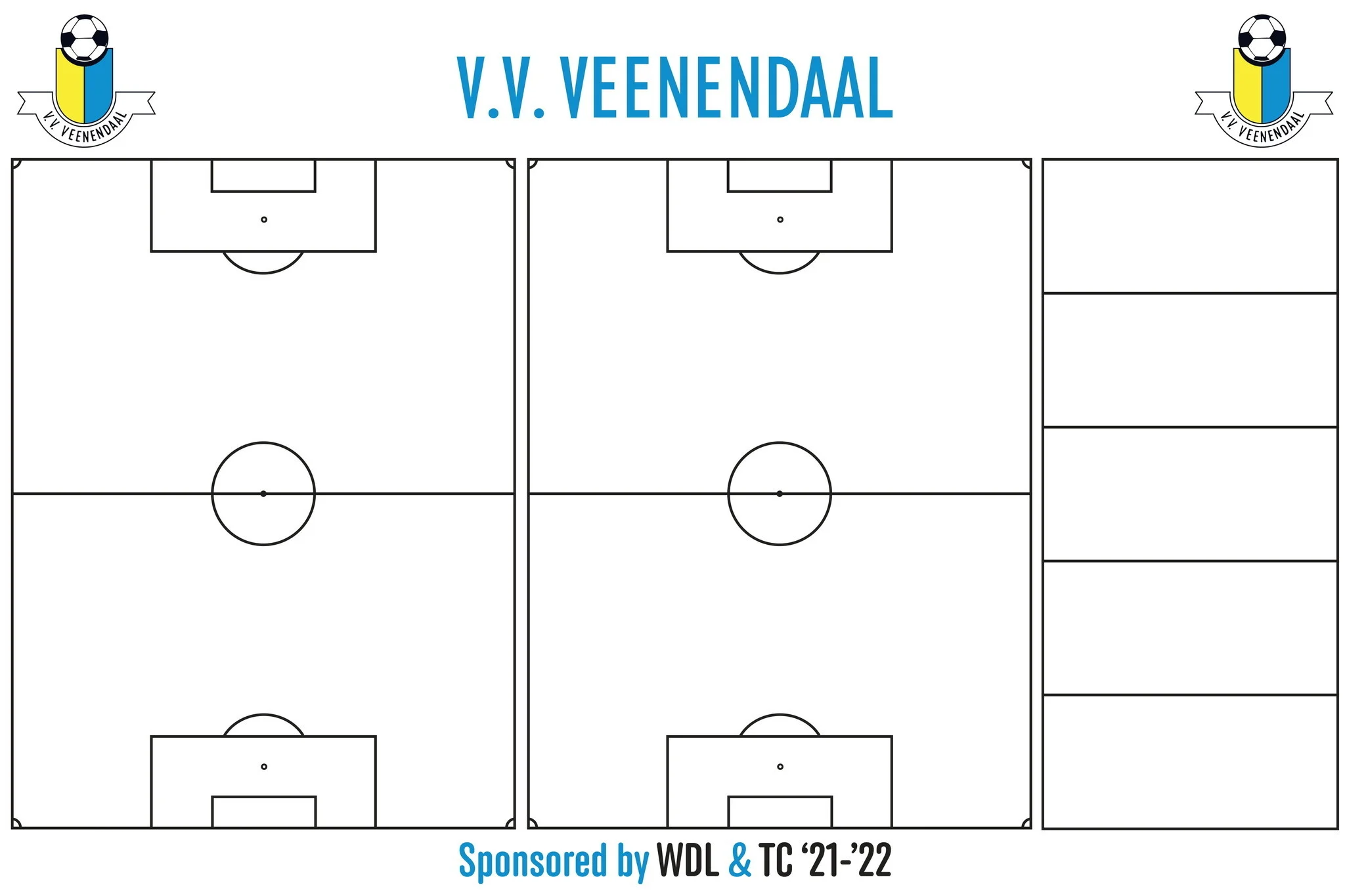 Taktiekbord eigen ontwerp 90x120