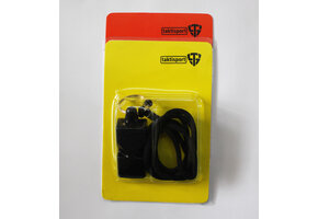 Scheidsrechter set: fluit met koord, rode kaart, gele kaart