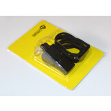 Scheidsrechter set: fluit met koord, rode kaart, gele kaart