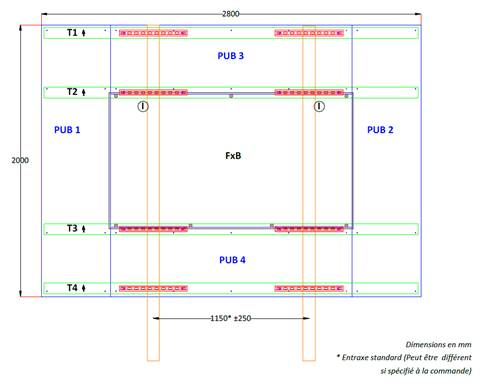 Scorebord Voetbal FRA