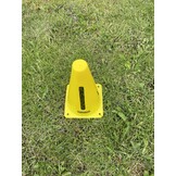 Pion 23cm Geel met uitsparingen : set van 10 stuks