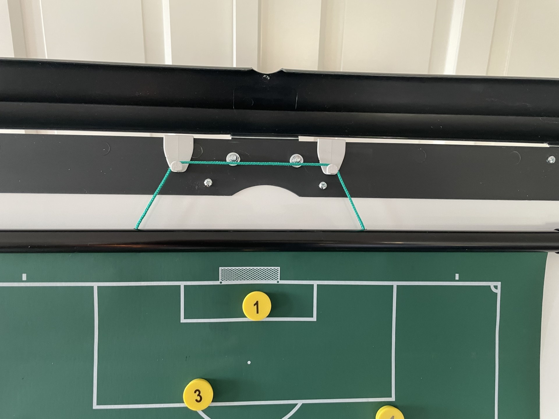Flipover statief / Flipchart met voetbal vellen