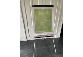 Flipover statief / Flipchart met voetbal vellen
