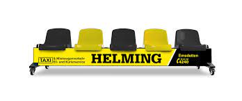 Verrijdbare Team Zitbank met zitkuipen