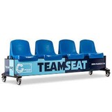 Banc d'équipe mobile avec sièges baquets