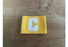 Brassard de capitaine avec lettre C Jaune