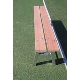 Zitbank 2 meter lang hardhouten planken zitting