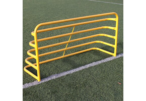 Stalen Trainingsdoel 150 cm x 75 cm in gele coating