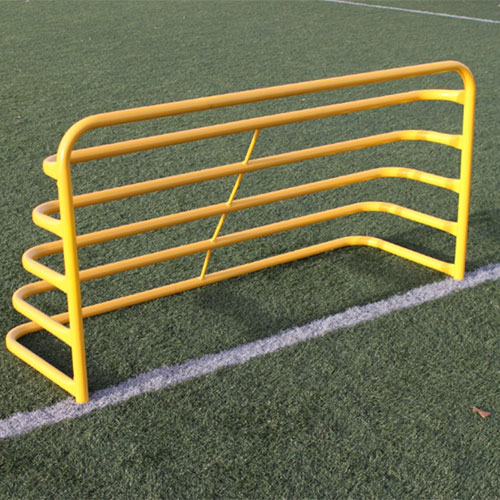 Stalen Trainingsdoel 150 cm x 75 cm in gele coating