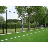 Ballenvanger 25m x 5m met 2m dubbelstaafmat: verzinkt of gecoat en geleverd of geplaatst