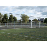 Ballenvanger 25m x 5m met 2m dubbelstaafmat: verzinkt of gecoat en geleverd of geplaatst