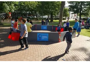 Cage Panna mobile 6 mètres avec panneaux en plastique