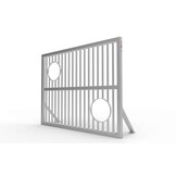 Mur de but 250cmx200cm aluminium