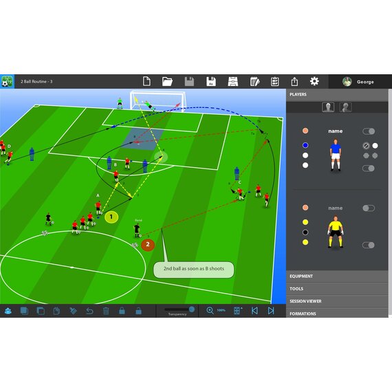Entraîneur de frappe de football - Équipement d'entraînement de