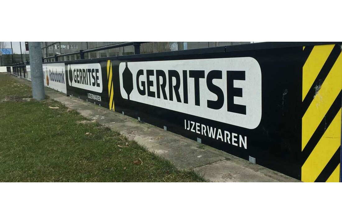 Reclamebord voetbalveld in diverse formaten