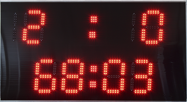 Led elektronisch scorebord Voetbal