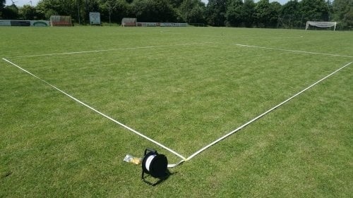 Flexibele Speelveldmarkering op haspel 50 meter