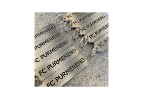 Kleedkamer Sleutel Hanger 30cm met nummer