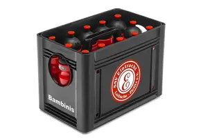 Bidonkrat 4 zijdig bedrukt met 12 bidons