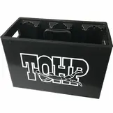 Bidonkrat (extra stevig) met bedrukking plus bidons