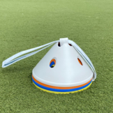 12 hoeden CIRCULR 4 kleuren a 3 stuks met draagband