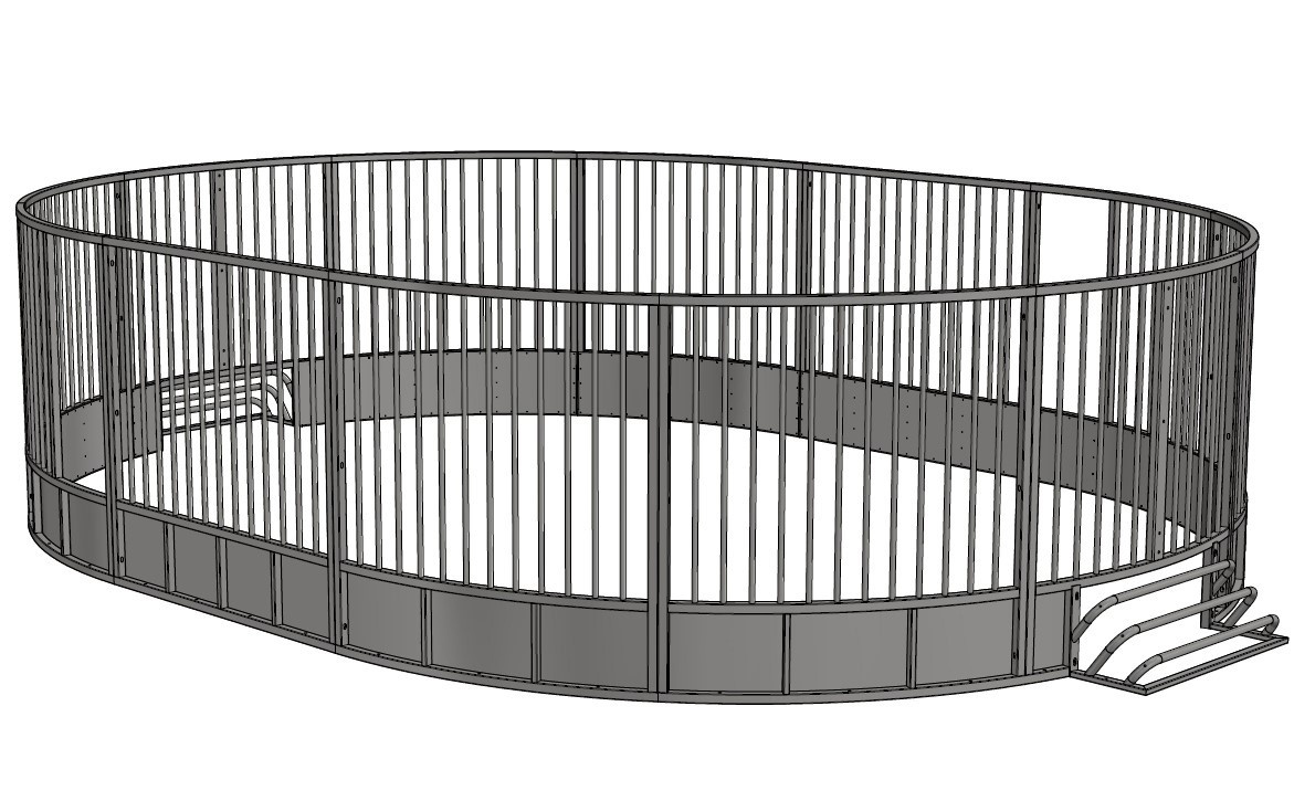 Cage Panna Modèle Haut 2 Mètres