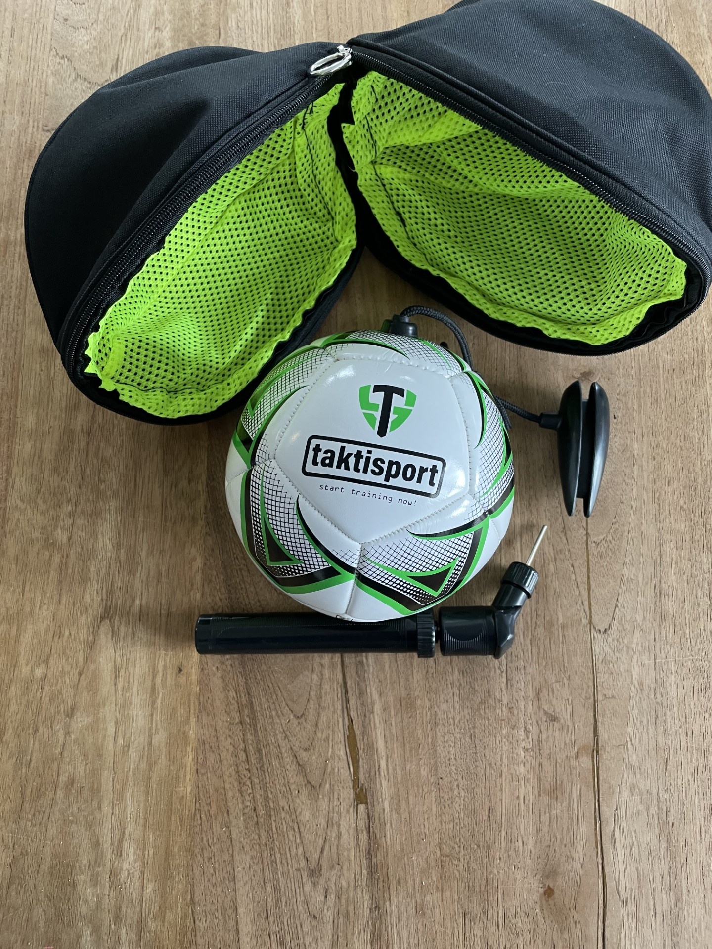 Draagtas rugzak voor 1 voetbal