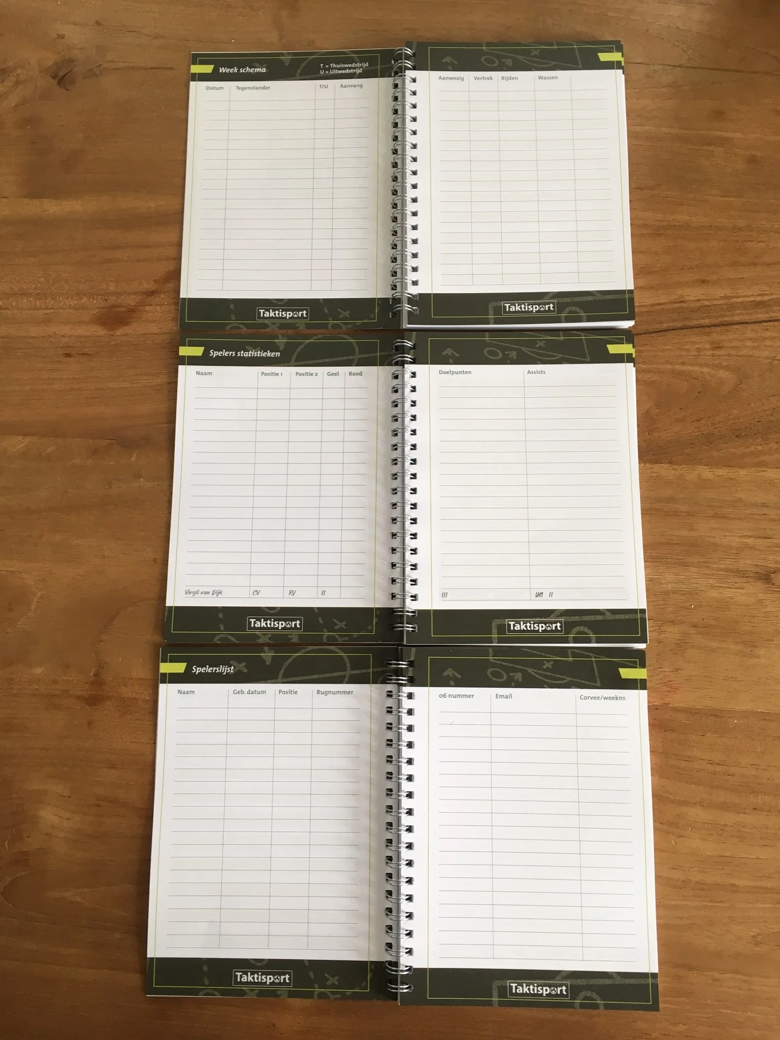 Voetbalcompetitieboek Taktisport