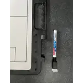 Coachbord voetbal draagbaar 2-zijdig