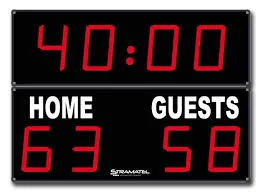 Scorebord Voetbal FRC  met digitale lichtkrant