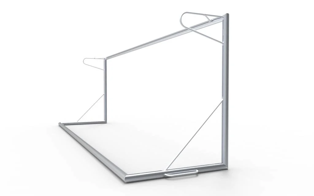 Verplaatsbaar doel  P-model 732x244x80x170 Profiel 118mm