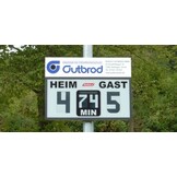 Scorebord op zonne energie