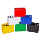 Caisse à bouteilles rouge pour 12 bouteilles