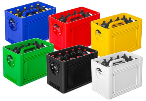 Bidonkrat zwart voor 12 bidons