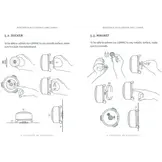 Ensemble de lumières de réaction lummic de 4 pièces