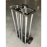 Chariot à balles léger en aluminium, taille 3 ou taille 4